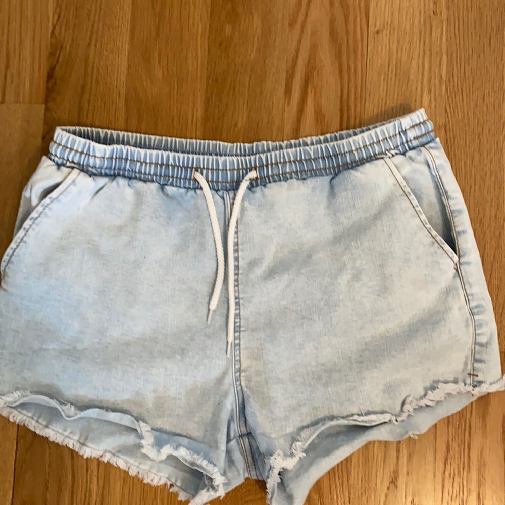 Wild Fable acid washed, drawstring shorts